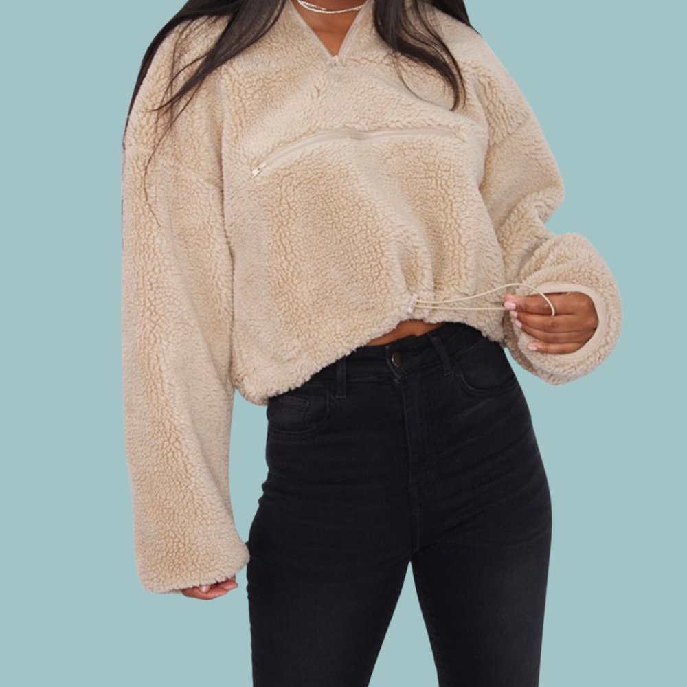 Teddy Sweater Top